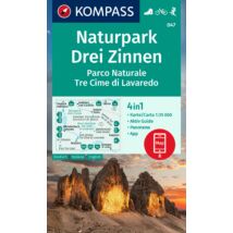 Cartographia K 047 Naturpark Drei Zinnen/Parco naturale Tre Cime di Lavaredo turistatérkép-9783991214649