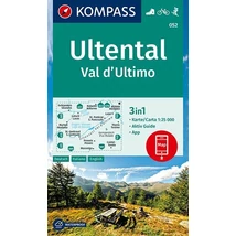 Cartographia K 052 Val d&#039;Ultimo/Ultental turistatérkép 9783990447451