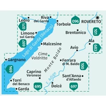 Cartographia K 129 Monte Baldo turistatérkép 9783991211112