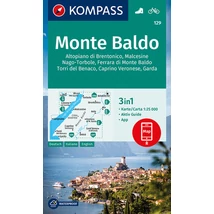 Cartographia K 129 Monte Baldo turistatérkép 9783991211112