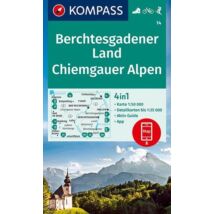 Cartographia K 14 Berchtesgadener Land, Chiemgauer Alpen turistatérkép - 9783990448403