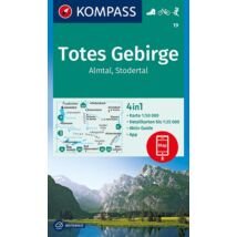 CartographiaK 19 Totes Gebirge, Almtal, Stodertal turistatérkép - 9783990449424