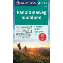 Cartographia K 218 Dél-Alpok Panorámaútvonal  turistatérkép - 9783991212874