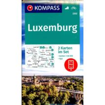 Cartographia K 2202 Luxemburg turistatérkép-Kompass-9783991214243