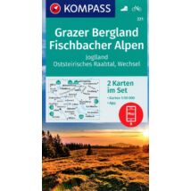 CartographiaK 221 Grazi hegyvidék - Fischbacher Alpok turistatérkép-9783990447543