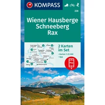 Cartographia-K 228 Wiener Hausberge-Schneeberg-Rax turistatérkép - 9783991217800