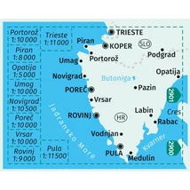 Cartographia K 238 Isztria turistatérkép-9783990449547