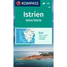 Cartographia K 238 Isztria turistatérkép-9783990449547