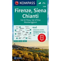 Cartographia K 2458 Firenze, Siena, Chianti turistatérkép 9783990448861