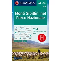 Cartographia K 2474 Sibillini-hegység Nemzeti Park turistatérkép - 9783991211242