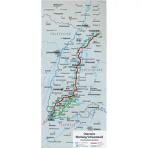 Cartographia K  2505 Fekete-erdő nyugati rész turistatérkép - Kompass - 9783990449462