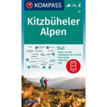 K 29 Kitzbüheler Alpok turistatérkép- Kompass - 9783991212683