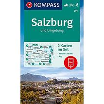 Cartographia K 291 Salzburg és környéke turistatérkép 9783990448595