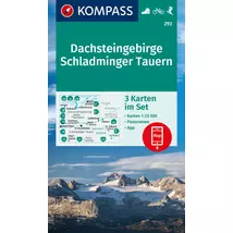 Cartographia K 293 Dachsteingruppe, Schladminger Tauern turistatérkép-9783991217688