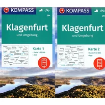 Cartographia K 294 Klagenfurt és környéke turistatérkép - Kompass - 9783991215738