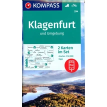 Cartographia K 294 Klagenfurt és környéke turistatérkép - Kompass - 9783991215738