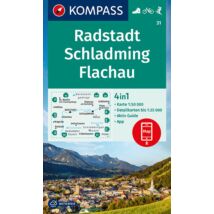 Cartographia-K 31 Radstadt-Schladmig-Flachau turistatérkép-9783991213949