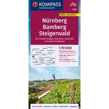 Cartographia K 3328 Nürnberg, Bamberg, Steigerwald kerékpáros térkép - 9783991210986
