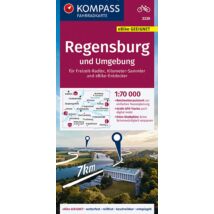 Cartographia K 3330 Regensburg és környéke kerékpáros térkép - 9783991214472