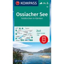 Cartographia K 62 Ossiacher See - Feldkirchen in Kärnten turistatérkép-Kompass-9783991210009