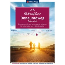 Cartographia K 6914 Donauradweg Passautól Bécsen át Pozsonyig kerékpáros útikönyv-9783991216032