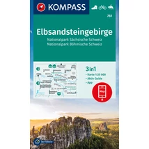 Cartographia K 761 Elbsandsteingebirge, Szász-Svájc és Böhmisch-Svájc Nemzeti Park-9783991215622