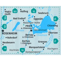 Cartographia-K 792 Chiemsee, Simssee turistatérkép - Kompass - 9783991212218