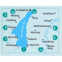 Cartographia-K 793 Starnberger-tó turistatérkép-Königssee, Berc- Kompass - 9783990449943