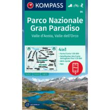 Cartographia K 86 Gran Paradiso Nemzeti Park, Valle d'Aosta, Valle dell'Orco turistatérkép-9783991217480