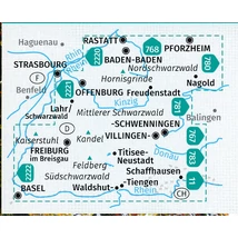 Cartographia K 888 A Fekete-erdő turistatérkép 9783991214083