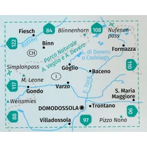 Cartographia K 89 Parco Naturale Alpe Veglia, Domodossola turistatérkép 9783991211150