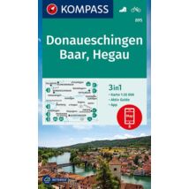 Cartographia K 895 Donaueschingen, Baar, Hegau turistatérkép-Kompass-9783991212768