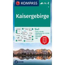 Cartographia K 9 Kaisergebirge turistatérkép - 9783991212560