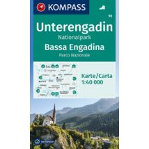 Cartographia - K 98 Unterengadin Nemzeti Park turistatérkép - 9783991211044