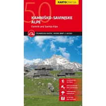 Cartographia Kamniki-Alpok turistatérkép 3830048523608