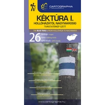 Cartographia KÉKTÚRA I + II + III + IV térképszett + 3db igazolófüzet