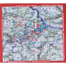 Kelet-Dolomitok Rother túrakalauz Cartographia 9786158207911