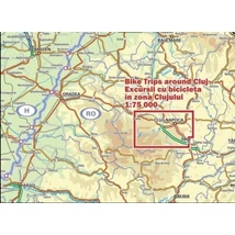 Cartographia Kolozsvár környéke: 100 túra kerékpáros térkép MB01 -  Schubert &amp;amp; Franzke 9789730087130