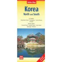 Cartographia Korea észak és dél térkép 9783865742902