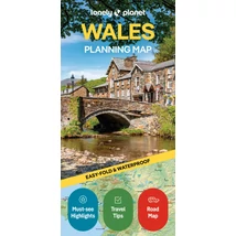 Cartographia Wales laminált térkép - Lonely Planet 9781788688987