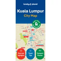 Cartographia Kuala Lumpur laminált térkép 9781787015906