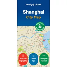 Cartographia Shanghai laminált térkép 9781787016477