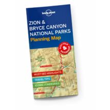 Cartographia Zion & Bryce Canyon Nemzeti park útvonaltervező térkép Lonely Planet 9781788686167