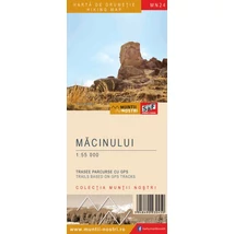 Cartographia Măcin-hegység turistatérkép MN24 -  Schubert &amp;amp; Franzke 5948490930450