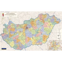 Cartographia Magyarország postai irányítószámai II.  falitérkép - választható méret és kivitel