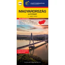 Cartographia Magyarország Extra (kemény) 1:450 000. 