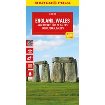 Cartographia Anglia, Wales térkép-Marco Polo-9783575021663