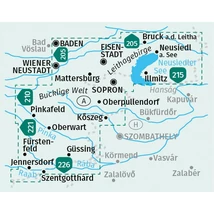 Cartographia K 227 Burgenland turistatérkép 9783991540724