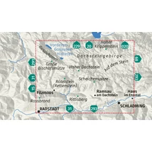 Cartographia K 031 Dachstein, Ramsau, Filzmoos turistatérkép 9783991544500