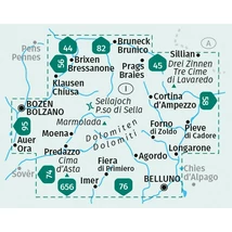 Cartographia K 672 Dolomitok turistatérkép-9783991541684